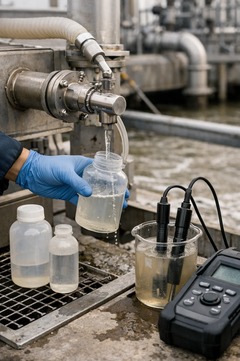 Лабораторный анализ проб воды